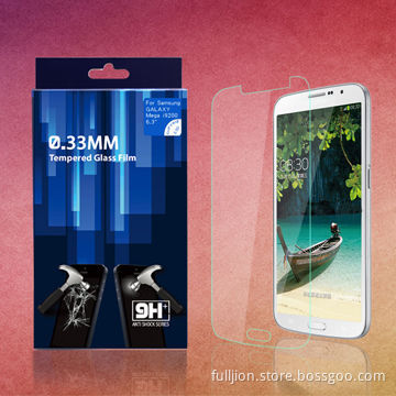 0.15mm, 0.2mm, 0.3mm 2.5D curved edge tempered glass screen protector for Samsung Galaxy Mega6.3